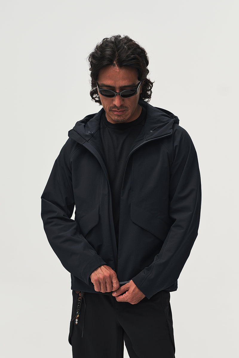 Water-Repellent Outdoor Hooded Jacket NLBLRKC002
