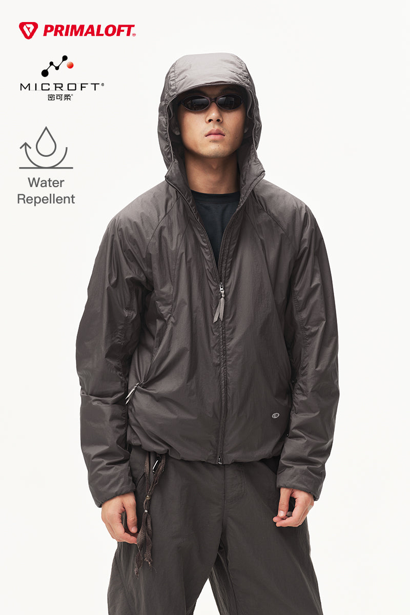 PrimaLoft® Water-Repellent Hooded Insulated Jacket NLBLAMF013