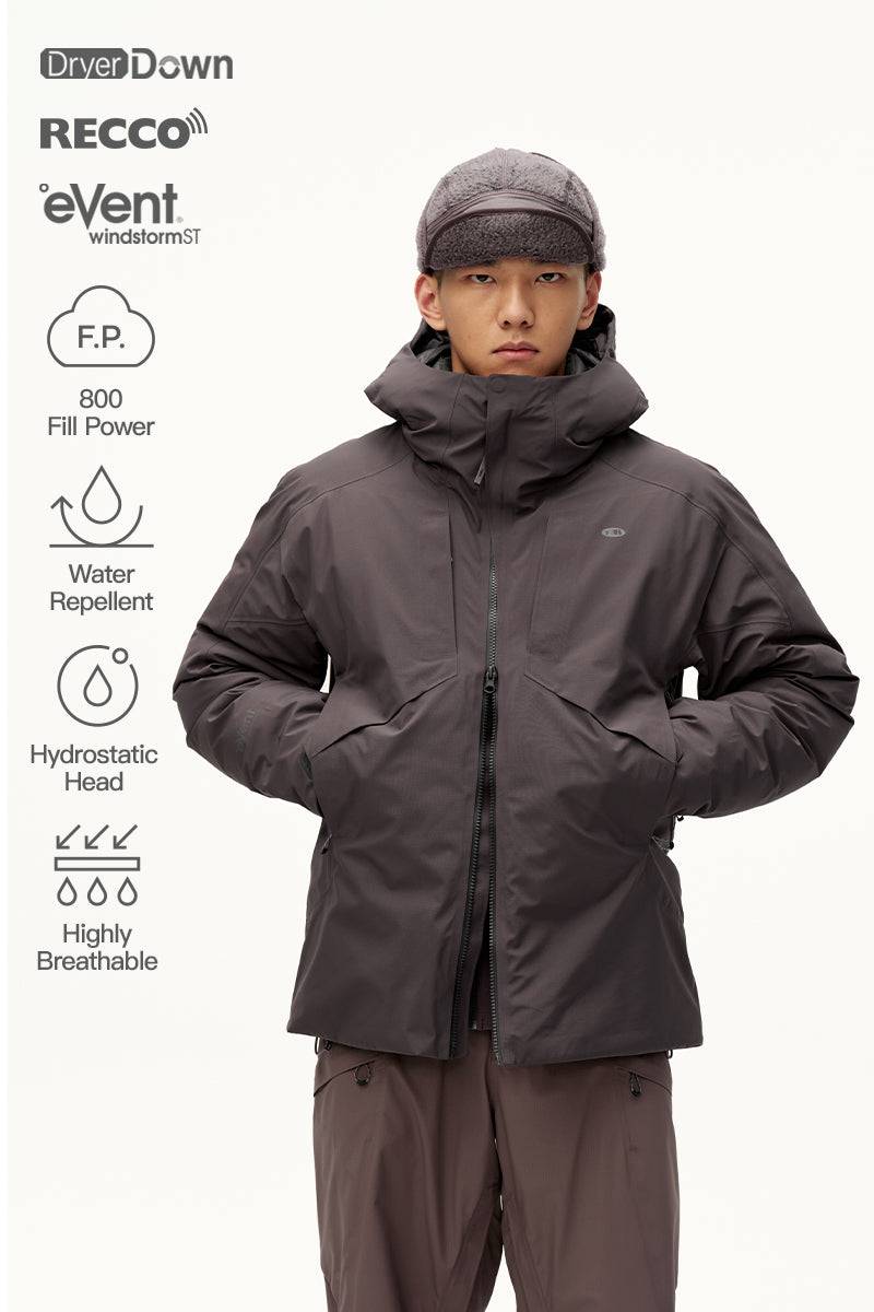 LoongScale 3.0 800FP Water-Repellent Goose Down Jacket