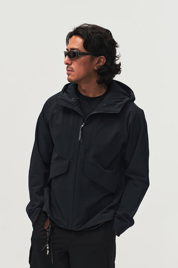 Water-Repellent Outdoor Hooded Jacket NLBLRKC002