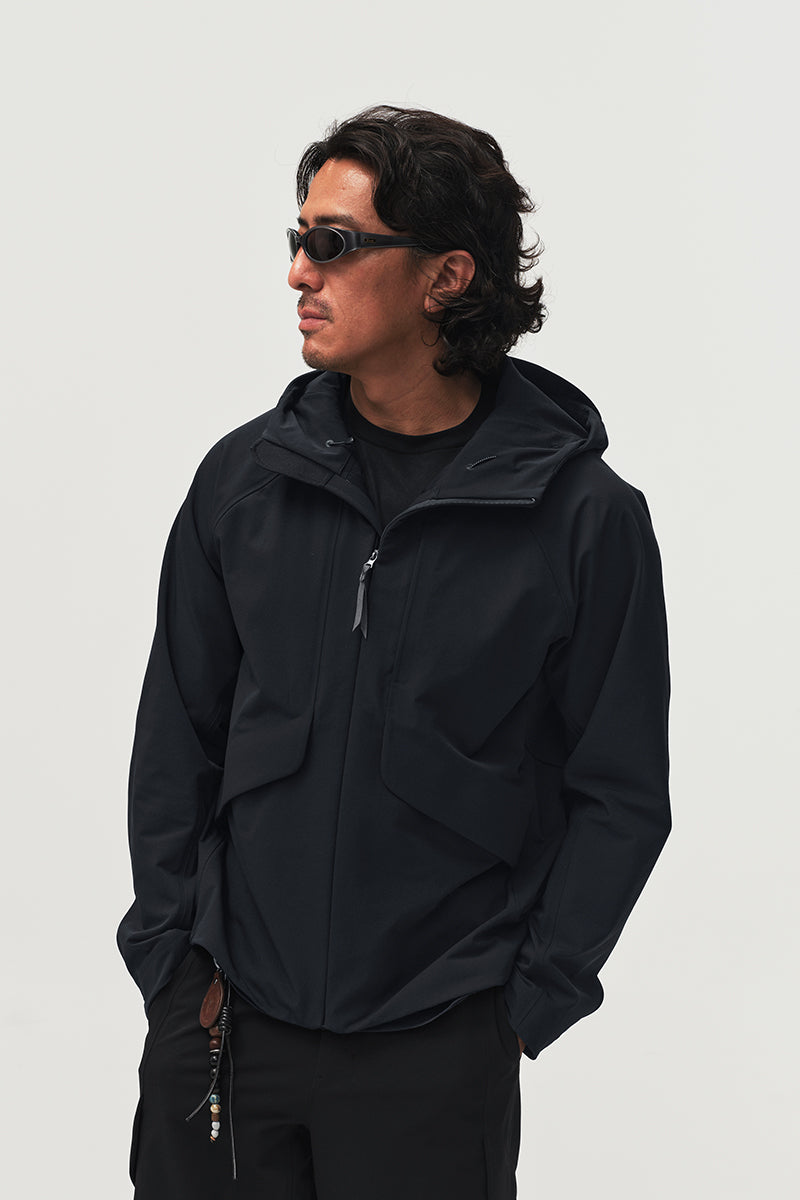 Water-Repellent Outdoor Hooded Jacket NLBLRKC002