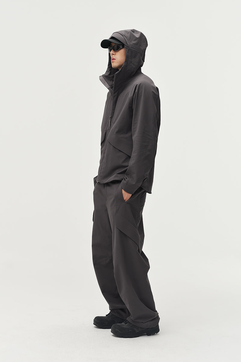 Water-Repellent Outdoor Hooded Jacket NLBLRKC002