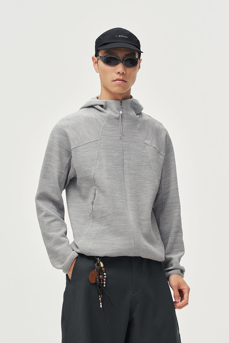 Wool Waffle Long Sleeve Sweatshirt NLBLAWY009