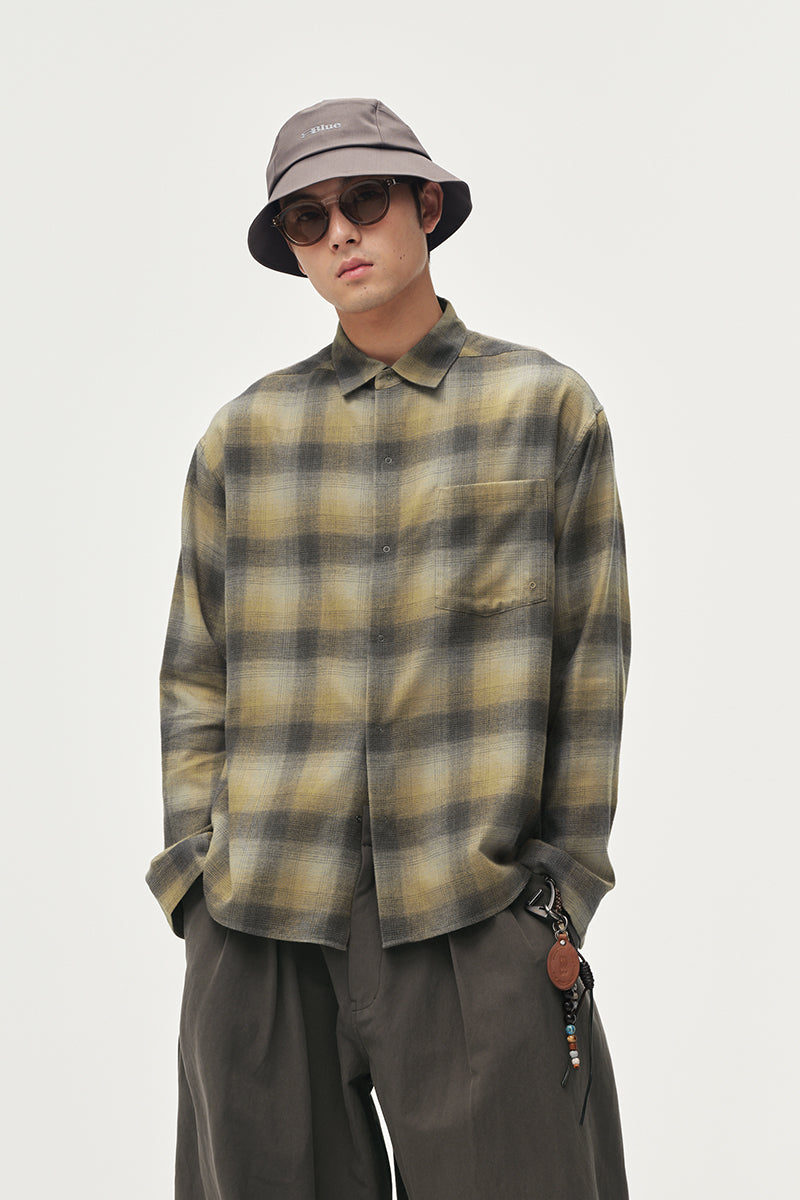 Casual Plaid Long Sleeve Shirt NLBLCCY007
