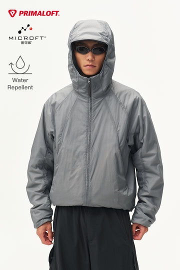 PrimaLoft® Water-Repellent Hooded Insulated Jacket NLBLAMF013