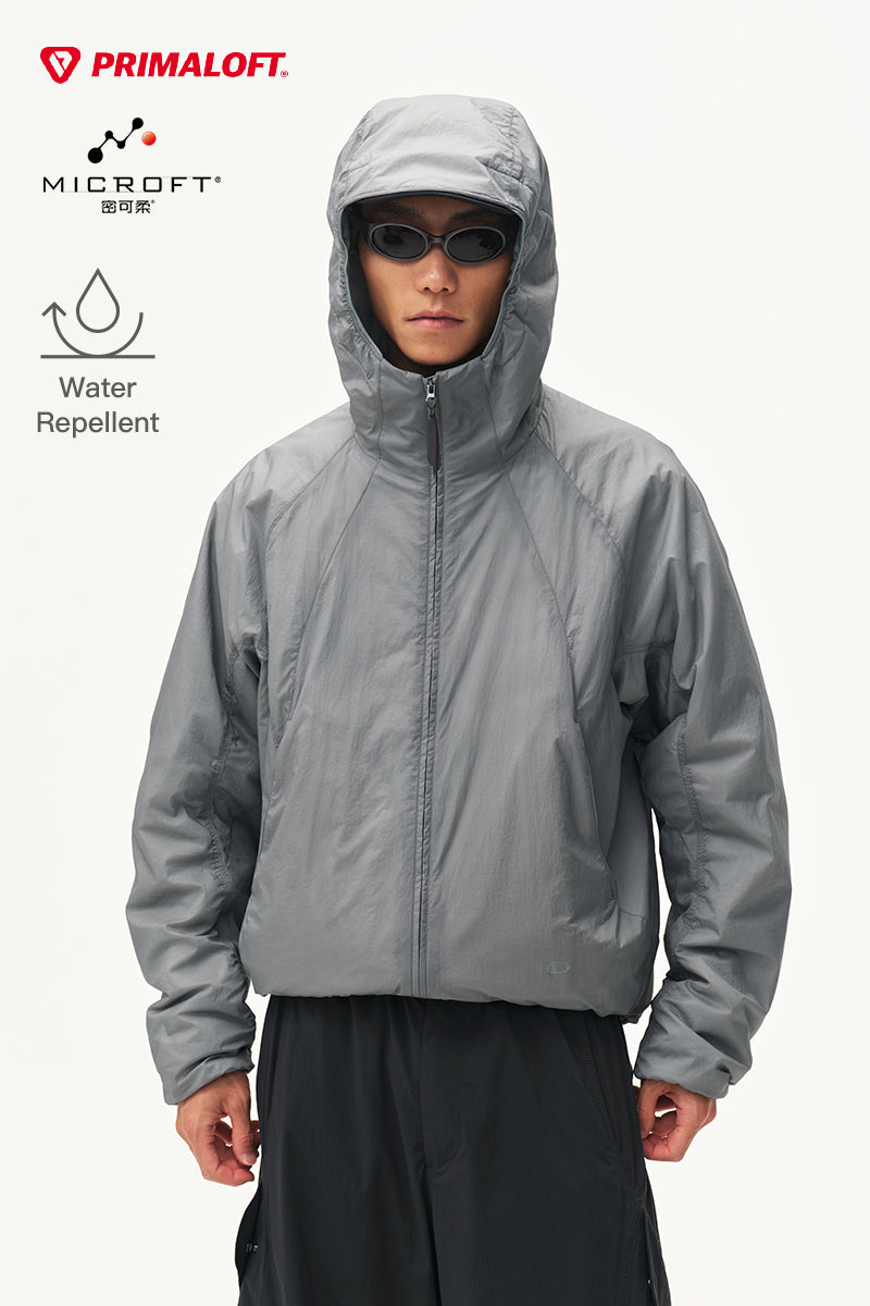 PrimaLoft® Water-Repellent Hooded Insulated Jacket NLBLAMF013