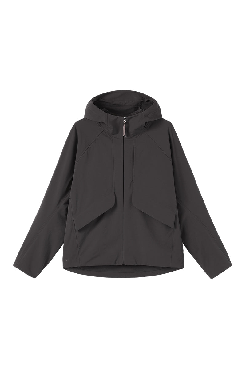 Water-Repellent Outdoor Hooded Jacket NLBLRKC002
