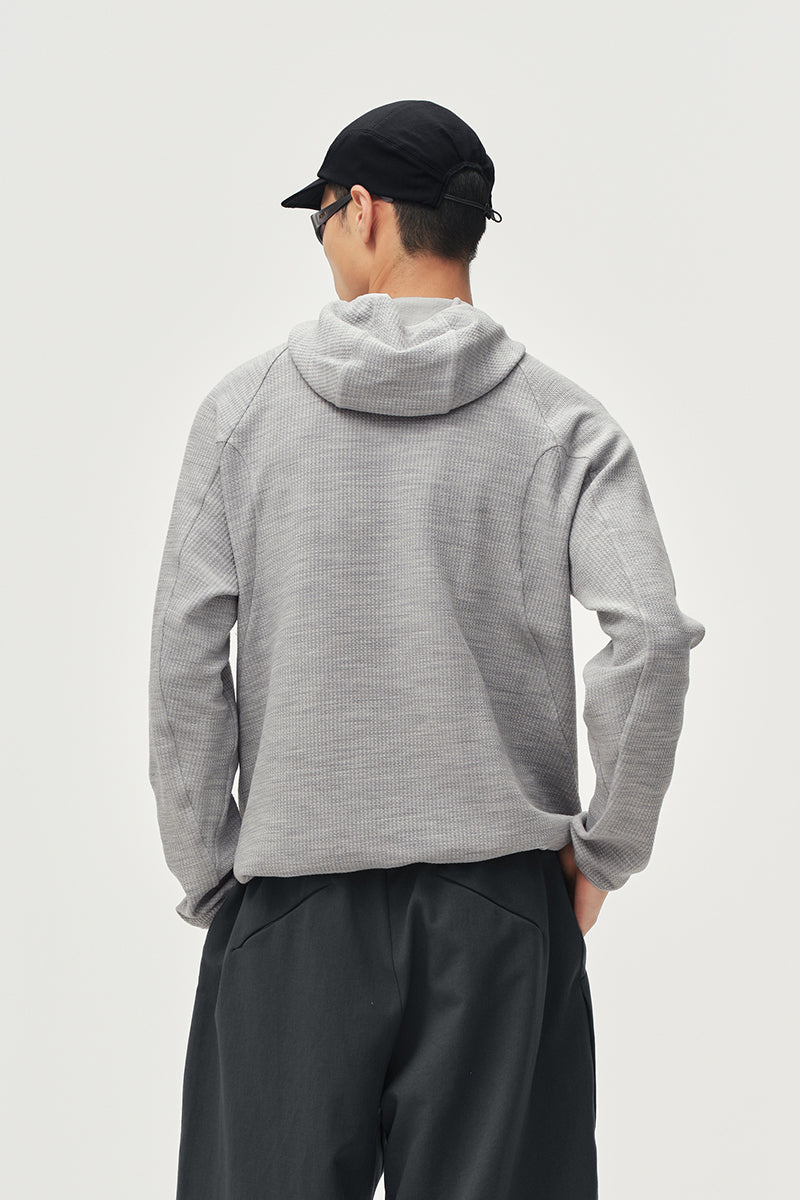 Wool Waffle Long Sleeve Sweatshirt NLBLAWY009