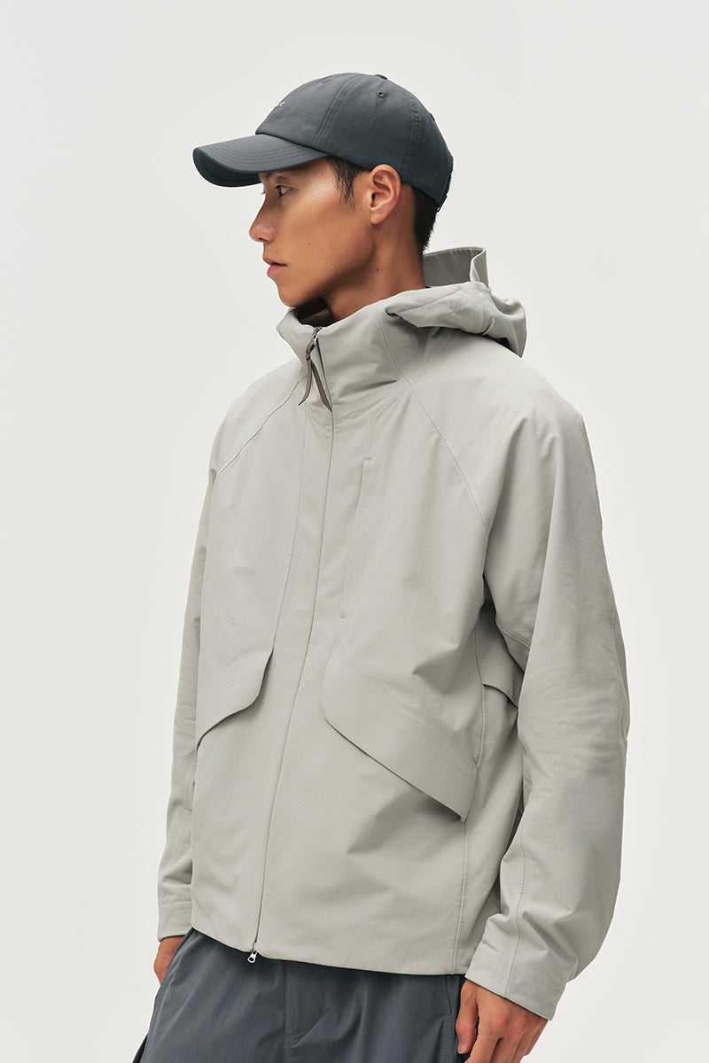 Water-Repellent Outdoor Hooded Jacket NLBLRKC002
