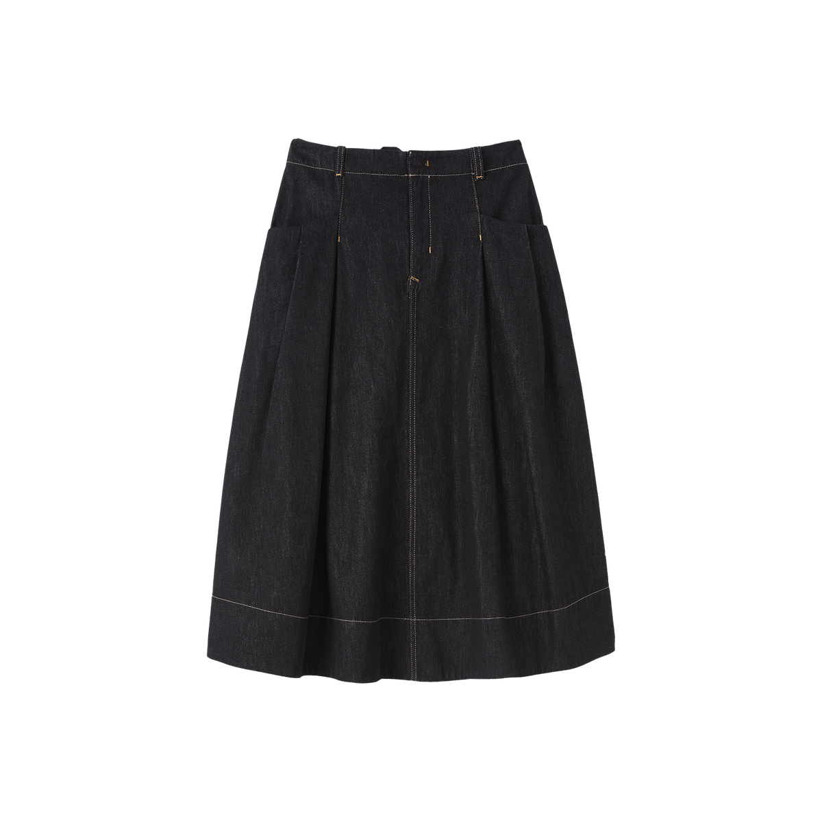 Rigid Denim Long Skirt NLBLCQZ009