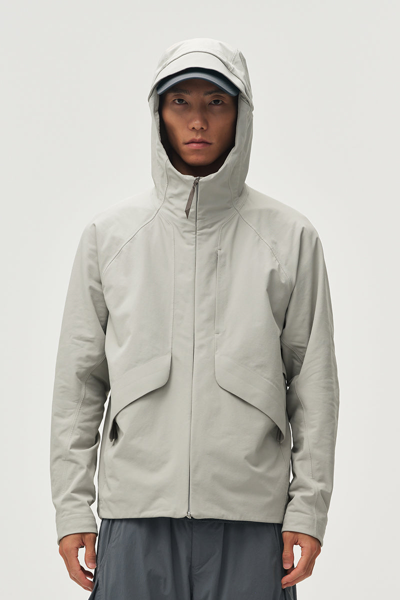 Water-Repellent Outdoor Hooded Jacket NLBLRKC002