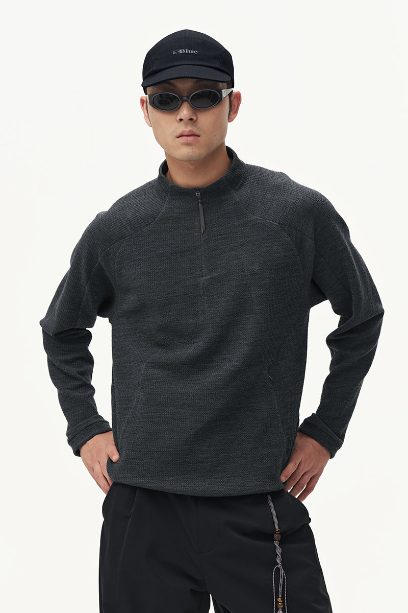 Mock Neck Long Sleeve Sweatshirt NLBLAWY008