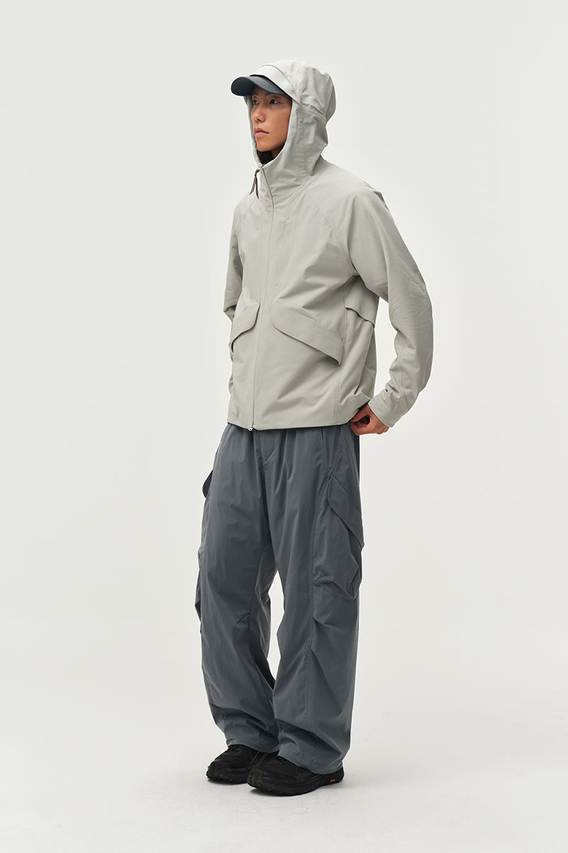 Water-Repellent Outdoor Hooded Jacket NLBLRKC002