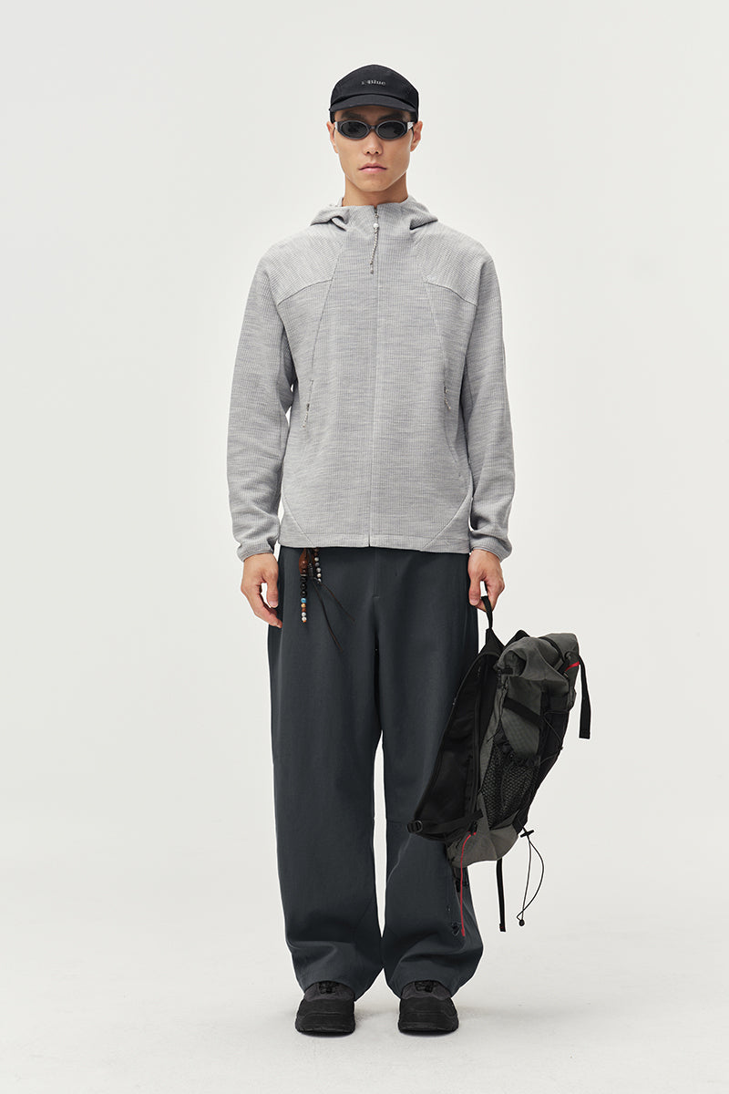 Wool Waffle Long Sleeve Sweatshirt NLBLAWY009