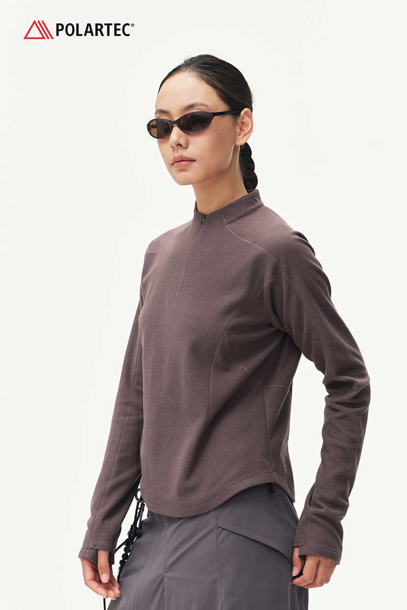 Women's POLARTEC Half-Zip Sweatshirt NLBLAWY011