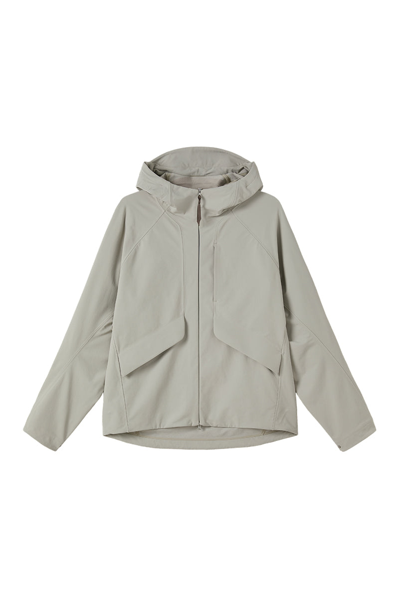 Water-Repellent Outdoor Hooded Jacket NLBLRKC002