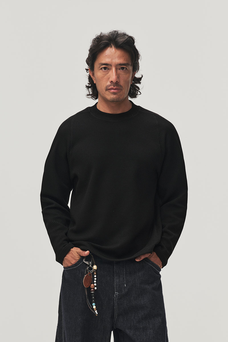 Wool Waffle Long Sleeve Sweatshirt NLBLCTX016