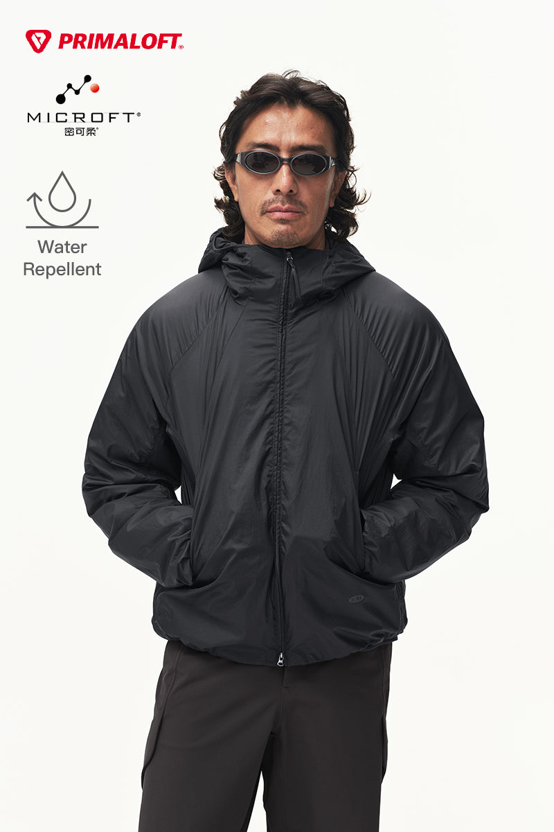 PrimaLoft® Water-Repellent Hooded Insulated Jacket NLBLAMF013