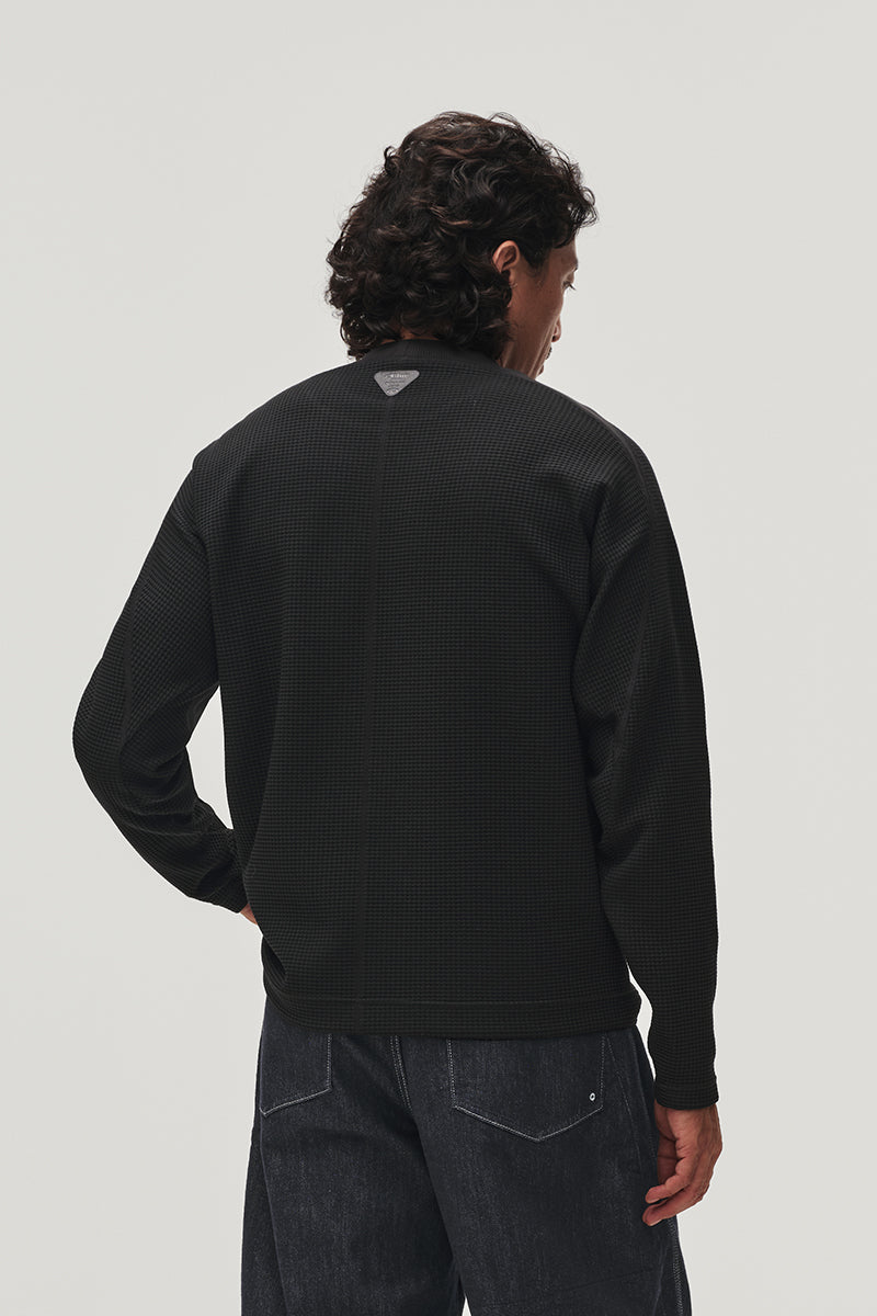 Wool Waffle Long Sleeve Sweatshirt NLBLCTX016