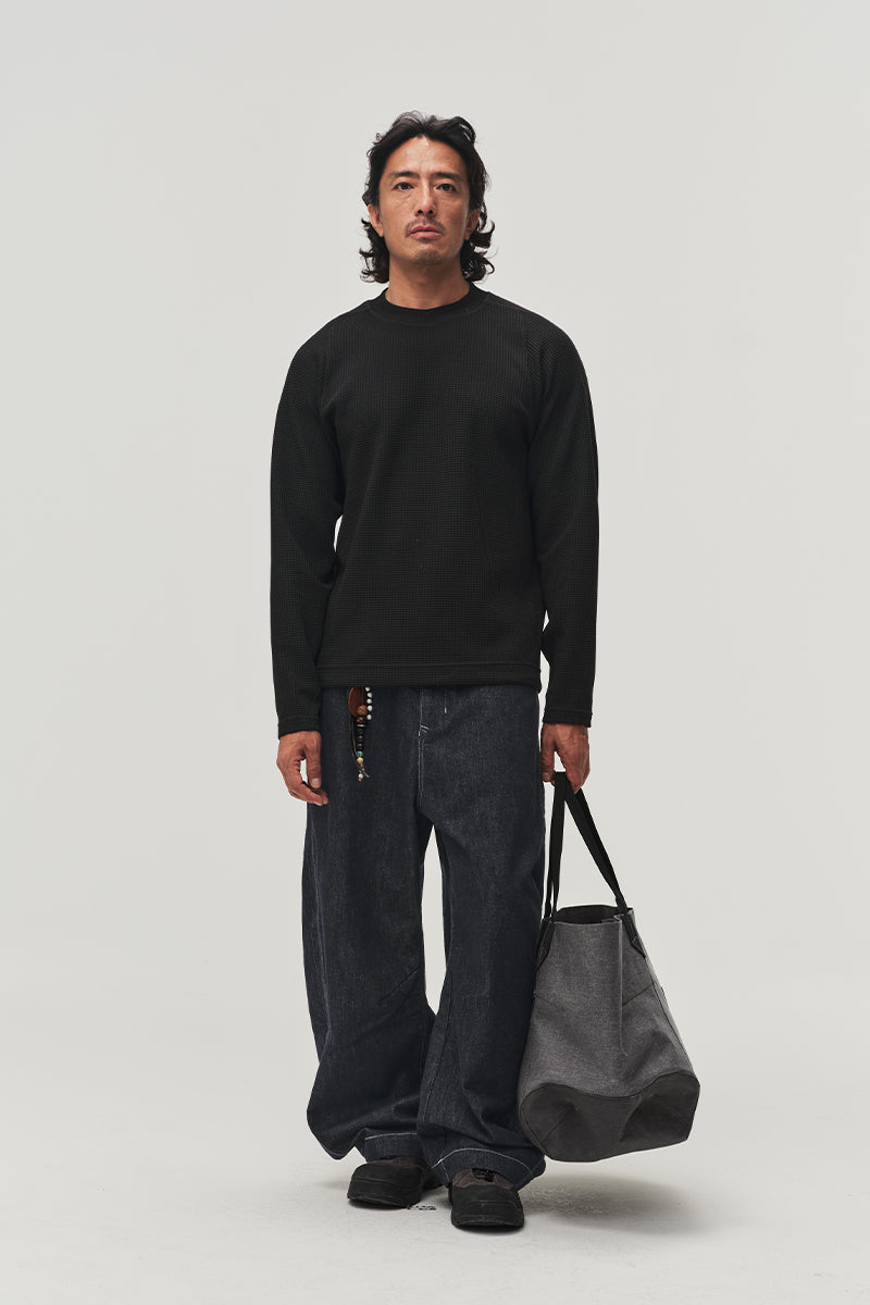 Wool Waffle Long Sleeve Sweatshirt NLBLCTX016